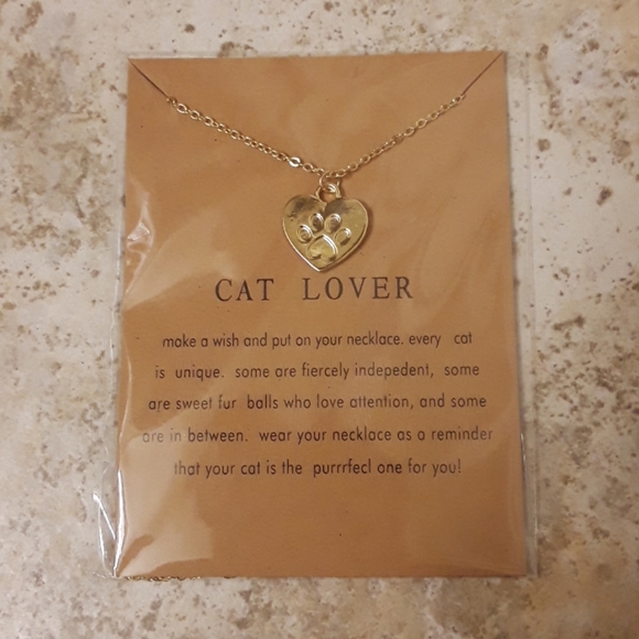 🐱🐈Reminders Cat Lovers Charm Necklace🐈🐱 - Picture 5 of 5
